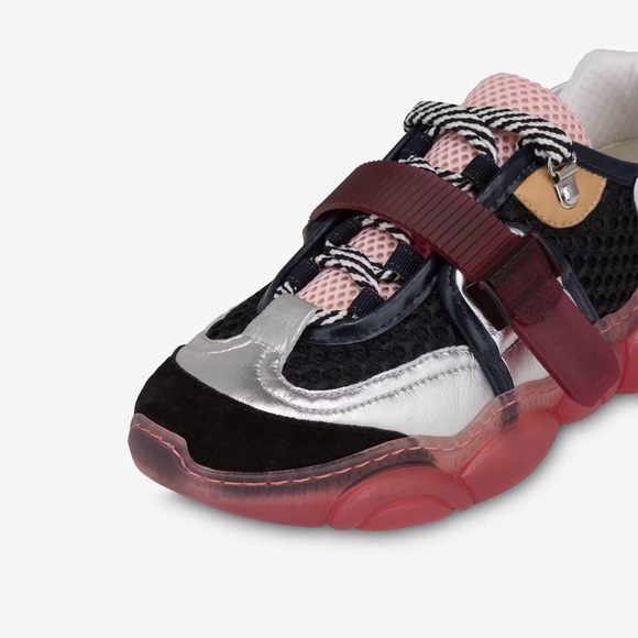 New Authentic MOSCHINO Roller Skates laminated teddy shoes - Picture 3 of 15